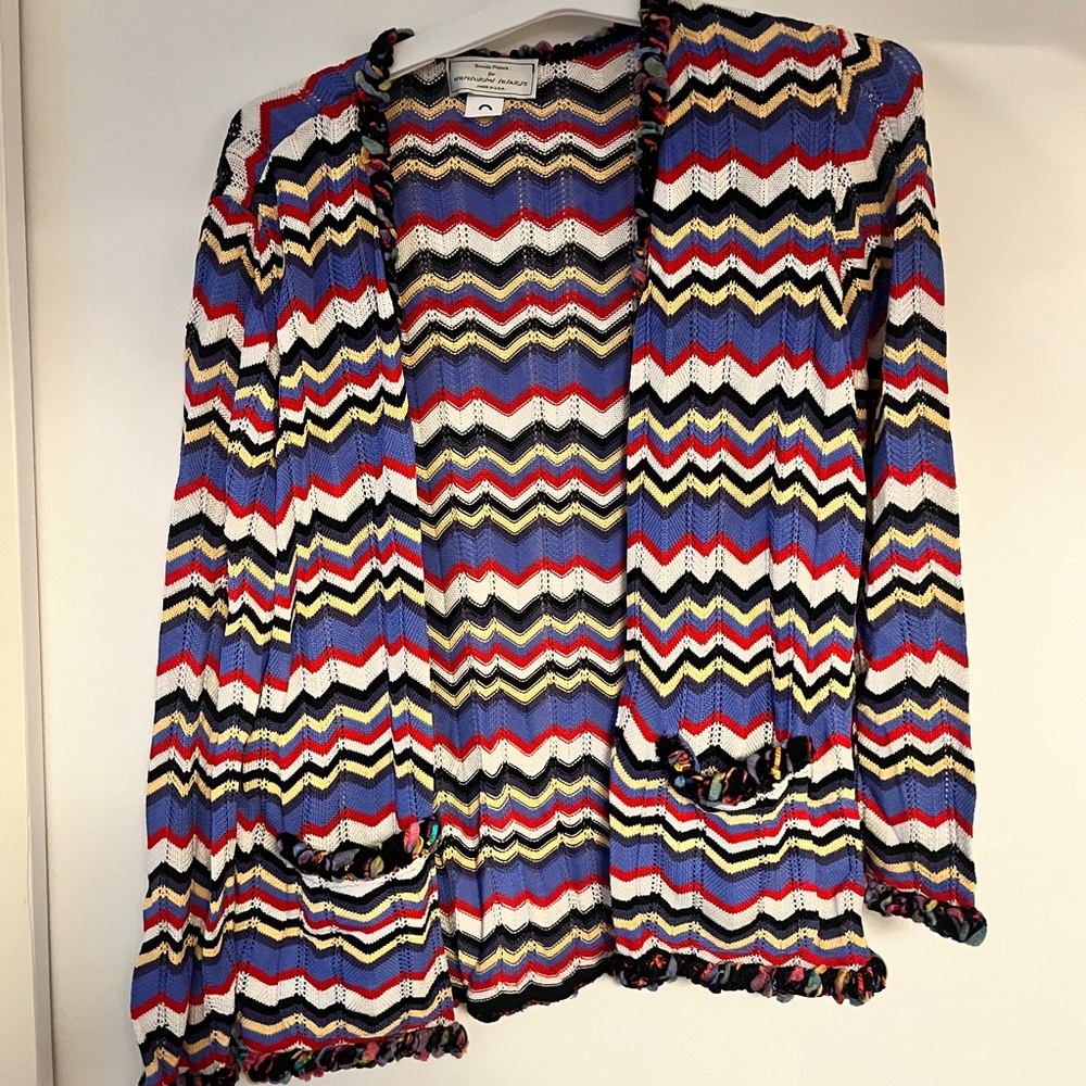 Multicolor Chevron Women's Cardigan